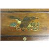 Image 2 : Beautiful antique pine tool box with eagle