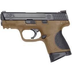 *NEW*  S&W 10191 M&P 9c DAO 9mm 3.5  12+1 NMS FDE/Blk Poly Frame Black Slide 022188866704