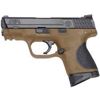 Image 1 : *NEW*  S&W 10191 M&P 9c DAO 9mm 3.5" 12+1 NMS FDE/Blk Poly Frame Black Slide 022188866704