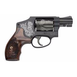 *NEW* SMITH AND WESSON MODEL 442 1.87" 38 SPECIAL 5RD Engraved Wood Grip Black finish  022188142235