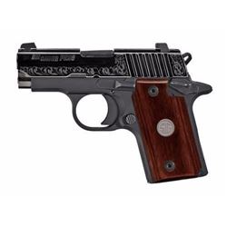 *NEW* SIG SAUER P238 380 ACP 2.7  6RD ENGRAVED ROSEWOOD 798681507870