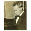 Image 1 : Hofmann, Josef Casimir (1876-1957), A signed photograph of the famed pianist. Inscribed on the...