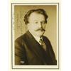 Image 1 : Rosenthal, Moritz (1862-1946), A signed silver print portrait of pianist Moritz Rosenthal one t...