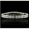Image 1 : 18KT White and Yellow Gold 8.15ctw Diamond Bracelet
