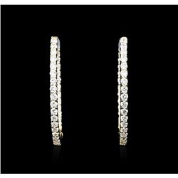 14KT Yellow Gold 1.50ctw Diamond Earrings