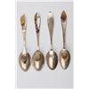 Image 2 : Vintage Lot of 4 Sterling Silver Souvenir Spoons