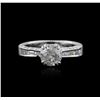 Image 1 : Platinum 1.64ctw Diamond Ring