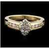 Image 1 : 14KT Yellow Gold 0.95ctw Diamond Ring
