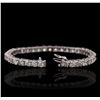 Image 3 : 14KT White Gold 11.53ctw Diamond Tennis Bracelet