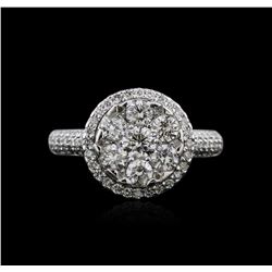 14KT White Gold 1.35ctw Diamond Ring