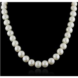 14KT White Gold Pearl Necklace