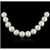 Image 2 : 14KT White Gold Pearl Necklace