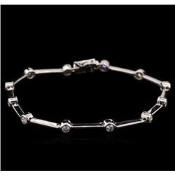 1.00ctw Diamond Bracelet - 14KT White Gold