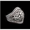 Image 2 : 1.54ctw Diamond Ring - 14KT White Gold