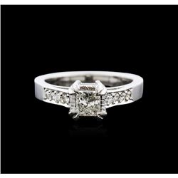 14KT White Gold 0.49ctw Diamond Ring