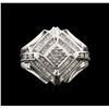 Image 1 : 1.00ctw Diamond Ring - 14KT White Gold