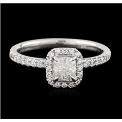 14KT White Gold 0.61ctw Diamond Ring