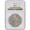 Image 1 : 1887 NGC MS63 Morgan Silver Dollar