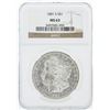 Image 1 : 1881 NGC MS63 Morgan Silver Dollar