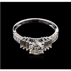 1.37ctw Diamond Ring - 18KT White Gold