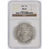 Image 1 : 1887 NGC MS64 Morgan Silver Dollar