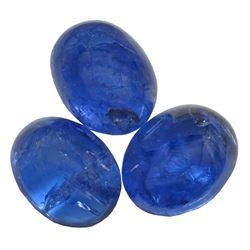 15.7ctw Cabochon Mixed Tanzanite Parcel