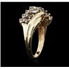 Image 2 : 10KT Yellow Gold 1.00ctw Diamond Ring