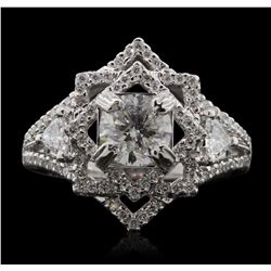 18KT White Gold 1.62ctw Diamond Ring