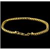 Image 2 : 14KT Yellow Gold Franco Bracelet