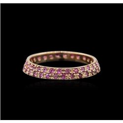 14KT Rose Gold 0.50ctw Pink Sapphire Ring