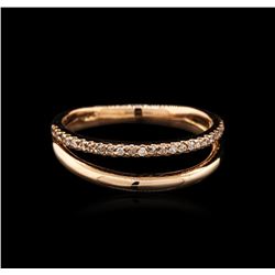 0.12ctw Diamond Ring - 14KT Rose Gold