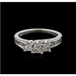 1.00ctw Diamond Ring - 14KT White Gold