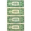 Image 2 : 1935 $1 Silver Certificate Lot of 4 Assorted Bills