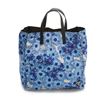 Image 1 : Prada Blue Floral Nylon Tote Bag