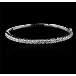 14KT White Gold 2.93ctw Diamond Bracelet