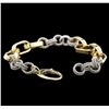 Image 3 : 14KT Two-Tone Gold Bracelet
