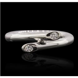 Platinum 0.09ctw Diamond Ring