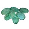 Image 1 : 4.41ctw Oval Mixed Emerald Parcel