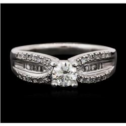 Silver 0.75ctw Diamond Ring