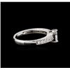 Image 3 : 14KT White Gold .74ct Diamond Ring