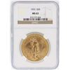 Image 1 : 1923 NGC MS63 $20 St. Gaudens Double Eagle Gold Coin