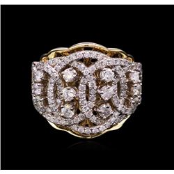 1.41ctw Diamond Ring - 14KT Two-Tone Gold