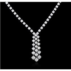 14KT White Gold 1.90ctw Diamond Necklace