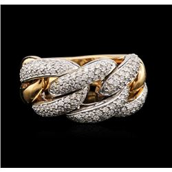 18KT Two-Tone Gold 1.25ctw Diamond Ring