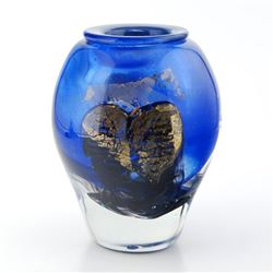 Glass Vase Sculpture by Novaro