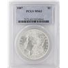 Image 1 : 1887 PCGS MS63 Morgan Silver Dollar