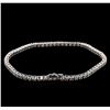 Image 2 : 3.00ctw Diamond Tennis Bracelet - 14KT White Gold