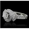 Image 2 : 18KT White Gold GIA Certified 2.01ctw Diamond Ring