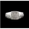 Image 1 : 0.50ctw Diamond Ring - 14KT White Gold