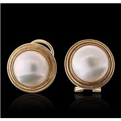 14-18KT Yellow Gold Pearl Jewelry Suite